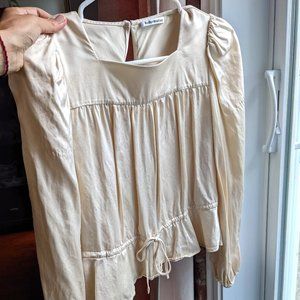 Reformation silk long sleeves blouse - XS